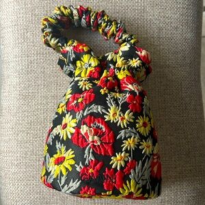 Ganni floral handbag